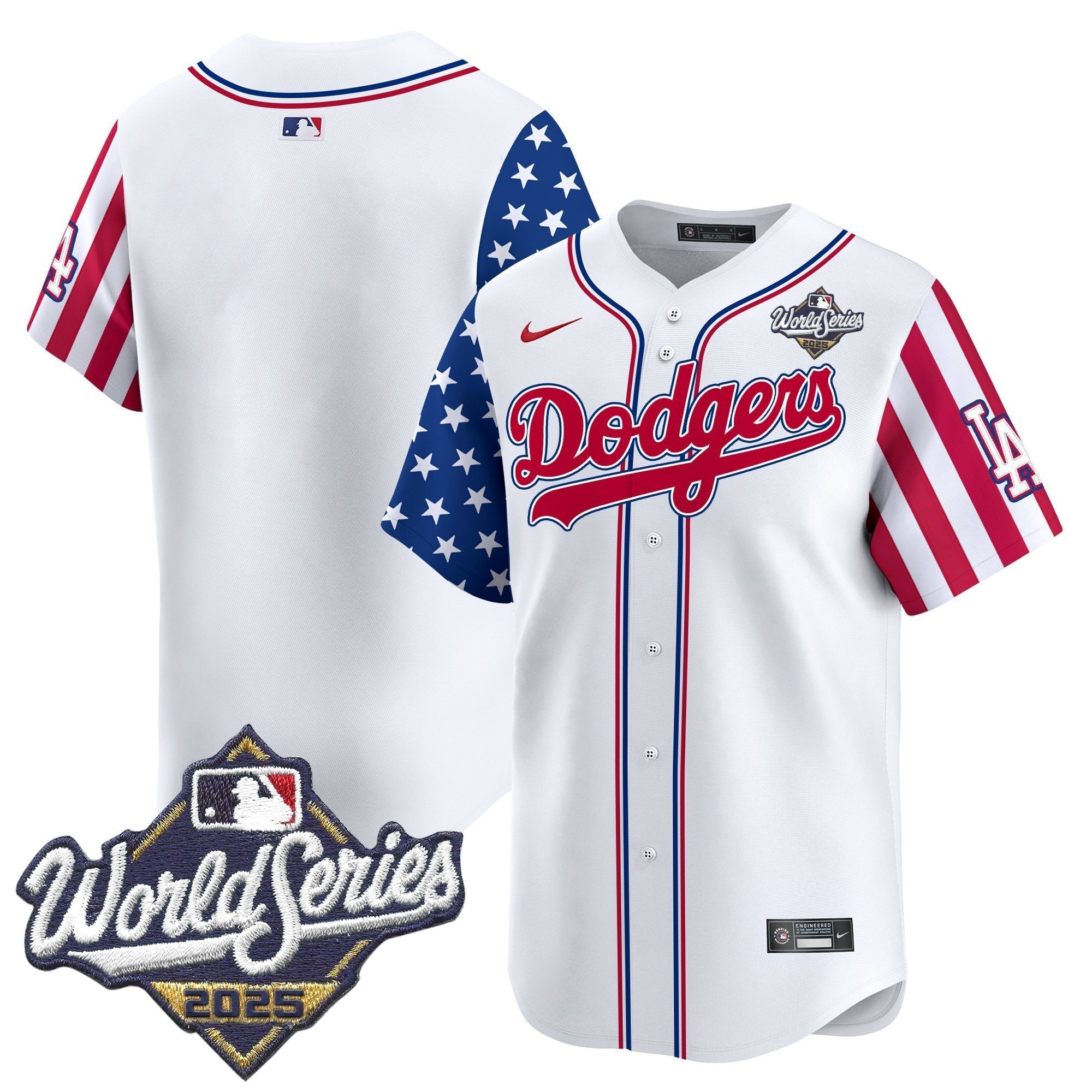 LAD 2025 World Series Vapor Premier Limited Jersey - American Style - All Stitched