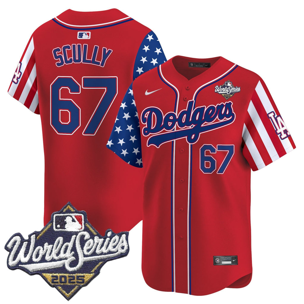 LAD 2025 World Series Vapor Premier Limited Jersey - American Style - All Stitched