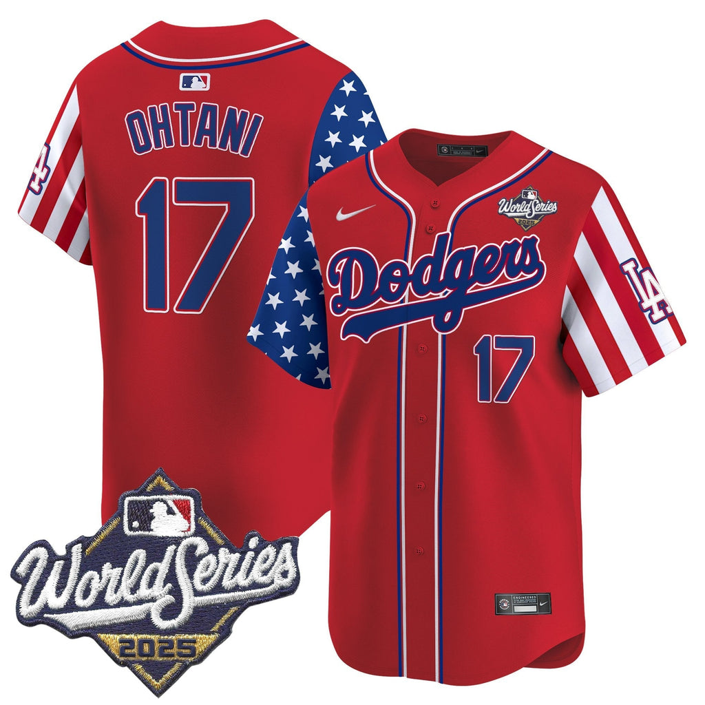 LAD 2025 World Series Vapor Premier Limited Jersey - American Style - All Stitched