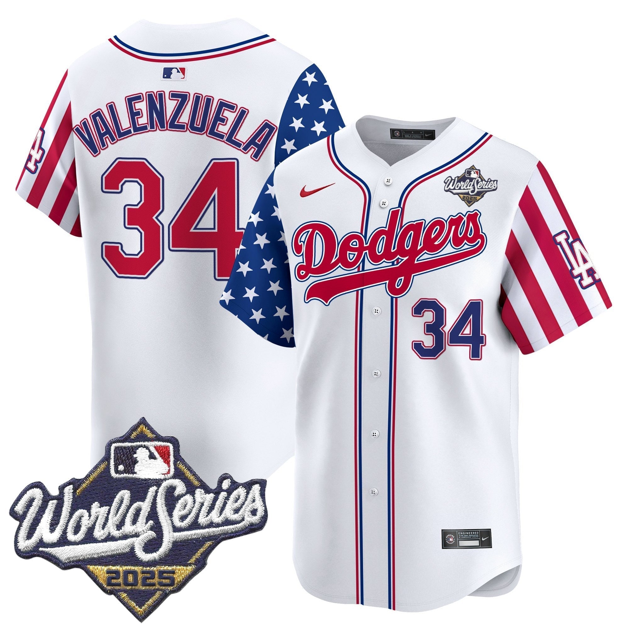 LAD 2025 World Series Vapor Premier Limited Jersey - American Style - All Stitched