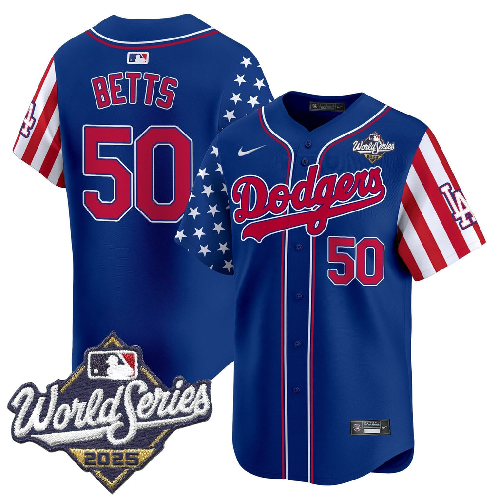 LAD 2025 World Series Vapor Premier Limited Jersey - American Style - All Stitched
