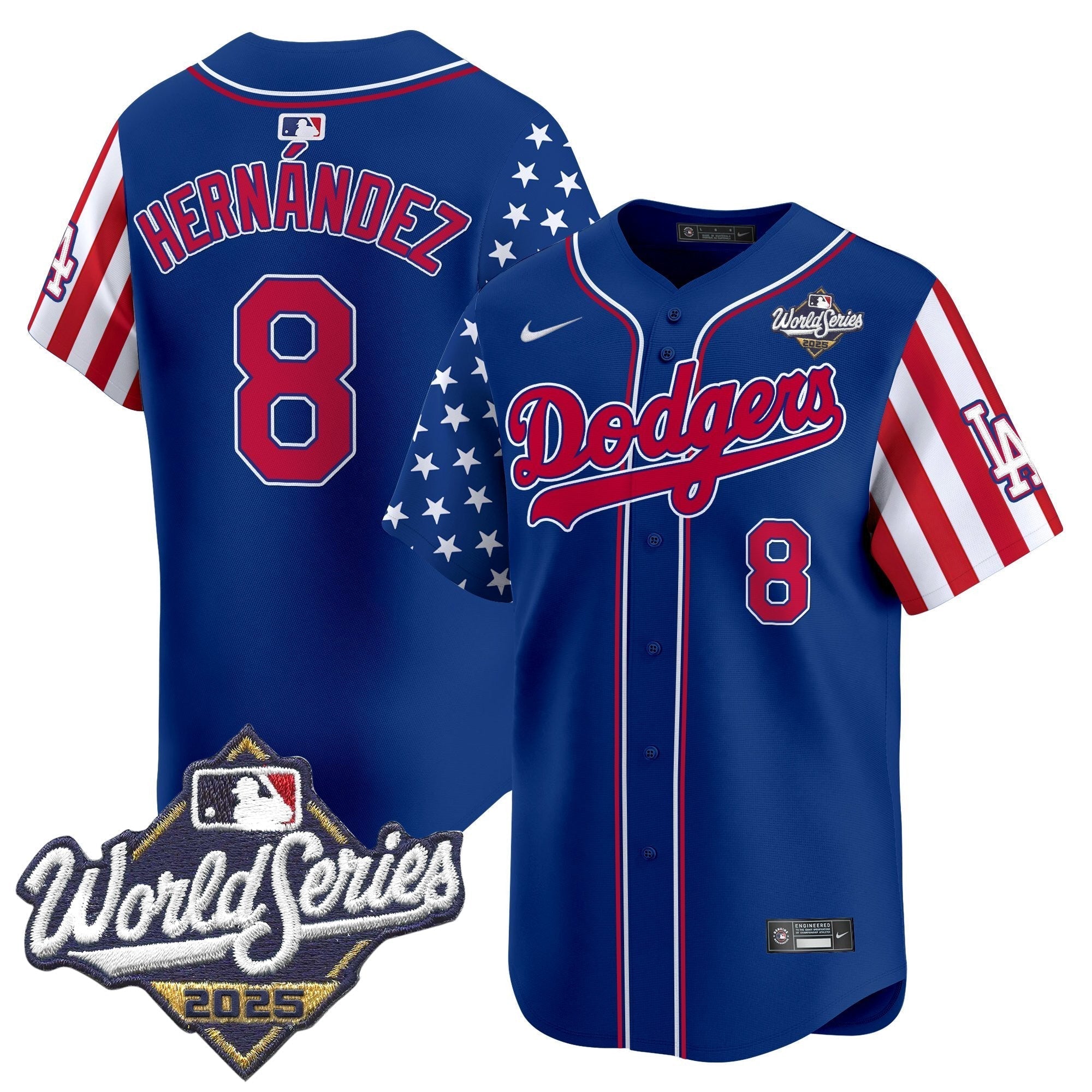 LAD 2025 World Series Vapor Premier Limited Jersey - American Style - All Stitched
