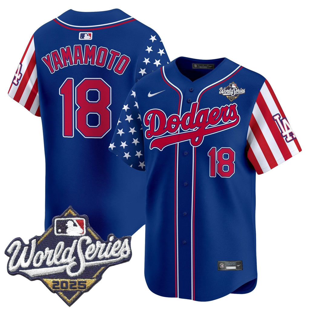 LAD 2025 World Series Vapor Premier Limited Jersey - American Style - All Stitched