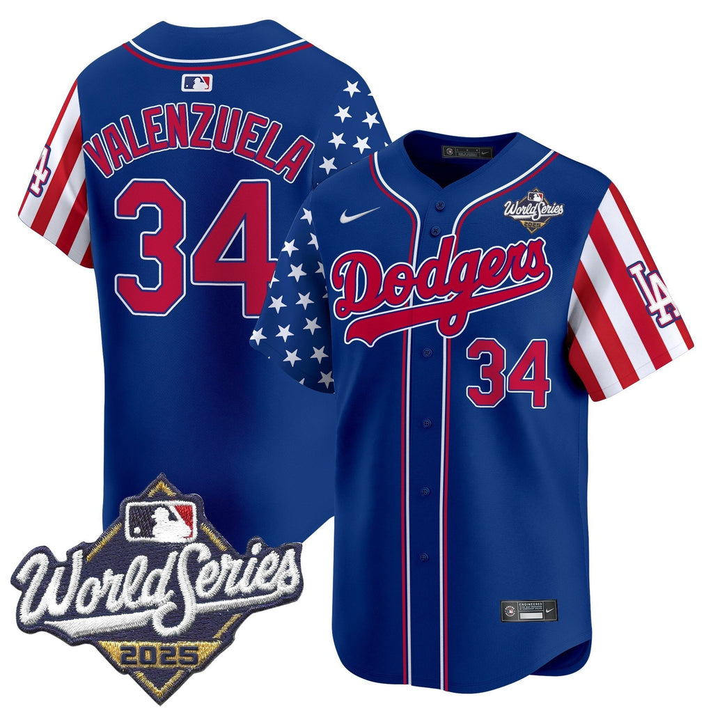 LAD 2025 World Series Vapor Premier Limited Jersey - American Style - All Stitched