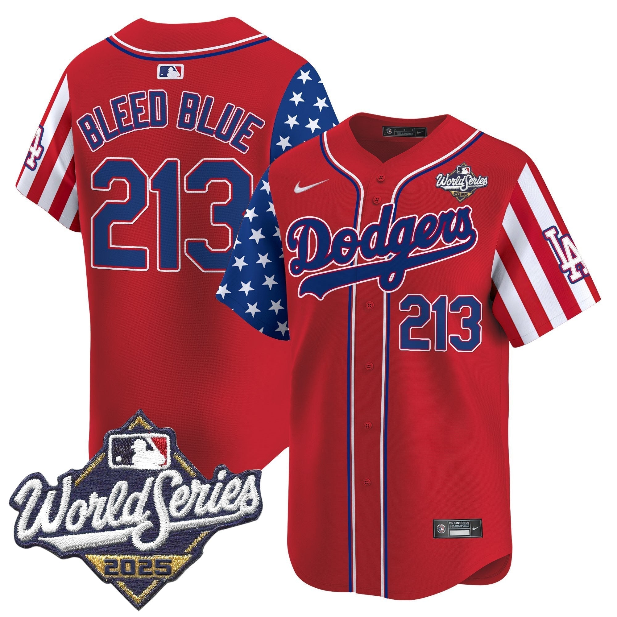 LAD 2025 World Series Vapor Premier Limited Jersey - American Style - All Stitched