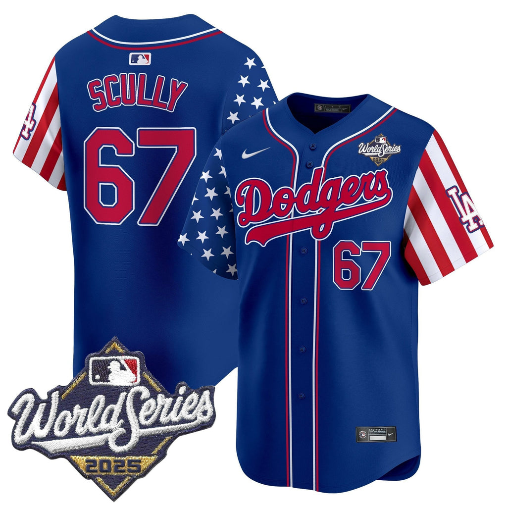 LAD 2025 World Series Vapor Premier Limited Jersey - American Style - All Stitched