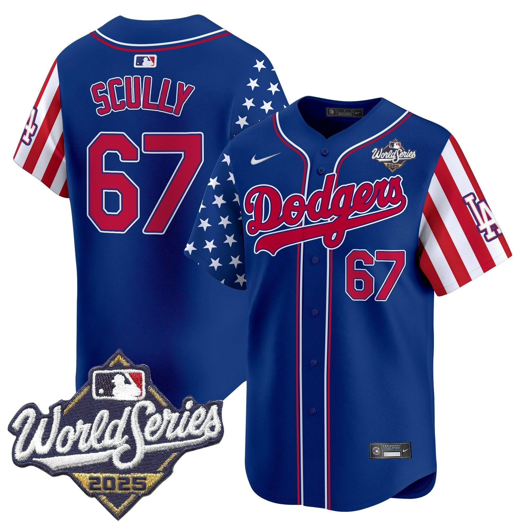 LAD 2025 World Series Vapor Premier Limited Jersey - American Style - All Stitched