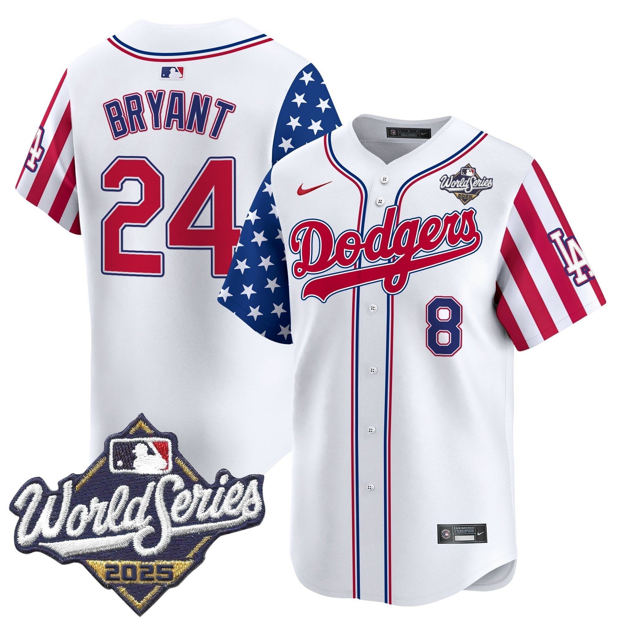 LAD 2025 World Series Vapor Premier Limited Jersey - American Style - All Stitched