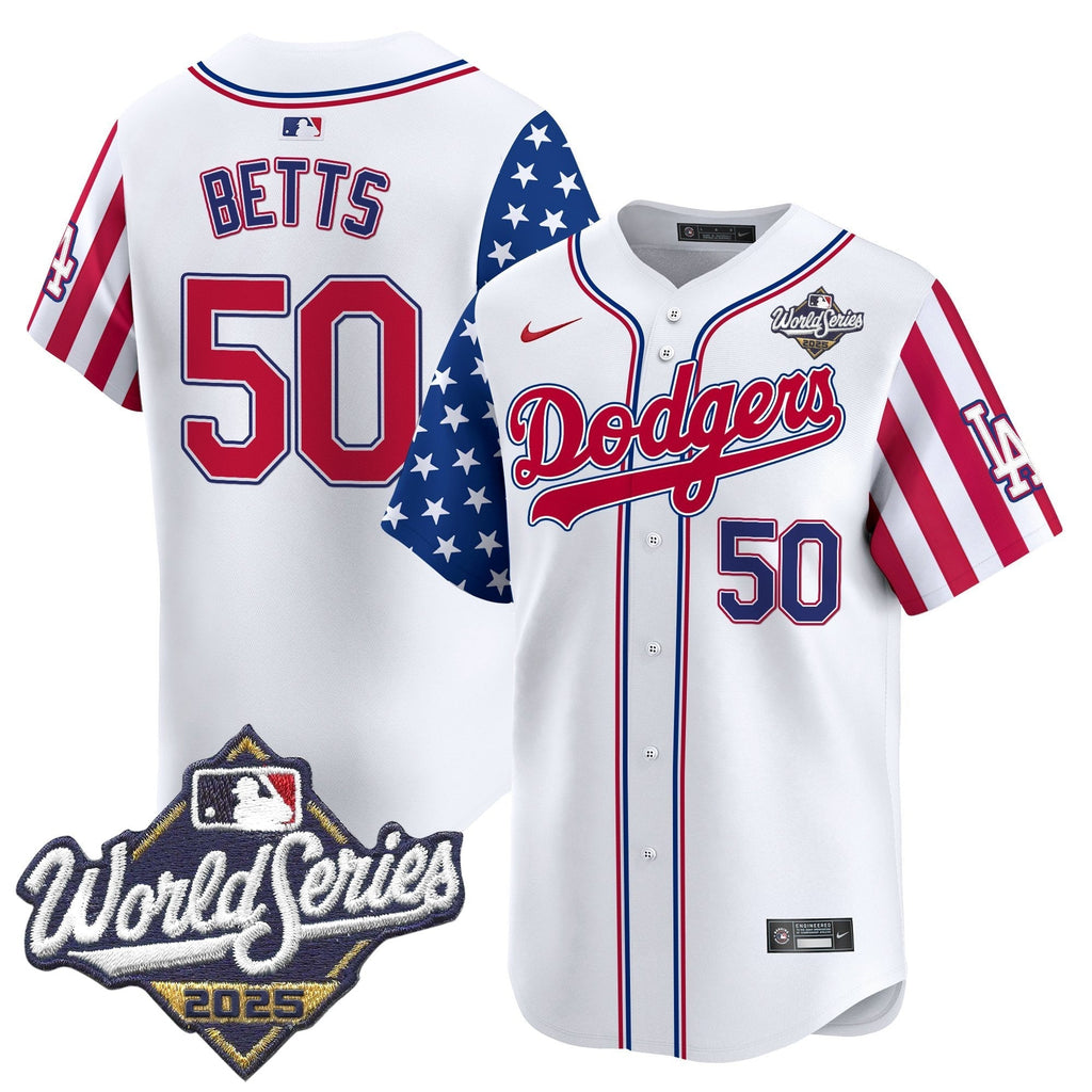 LAD 2025 World Series Vapor Premier Limited Jersey - American Style - All Stitched