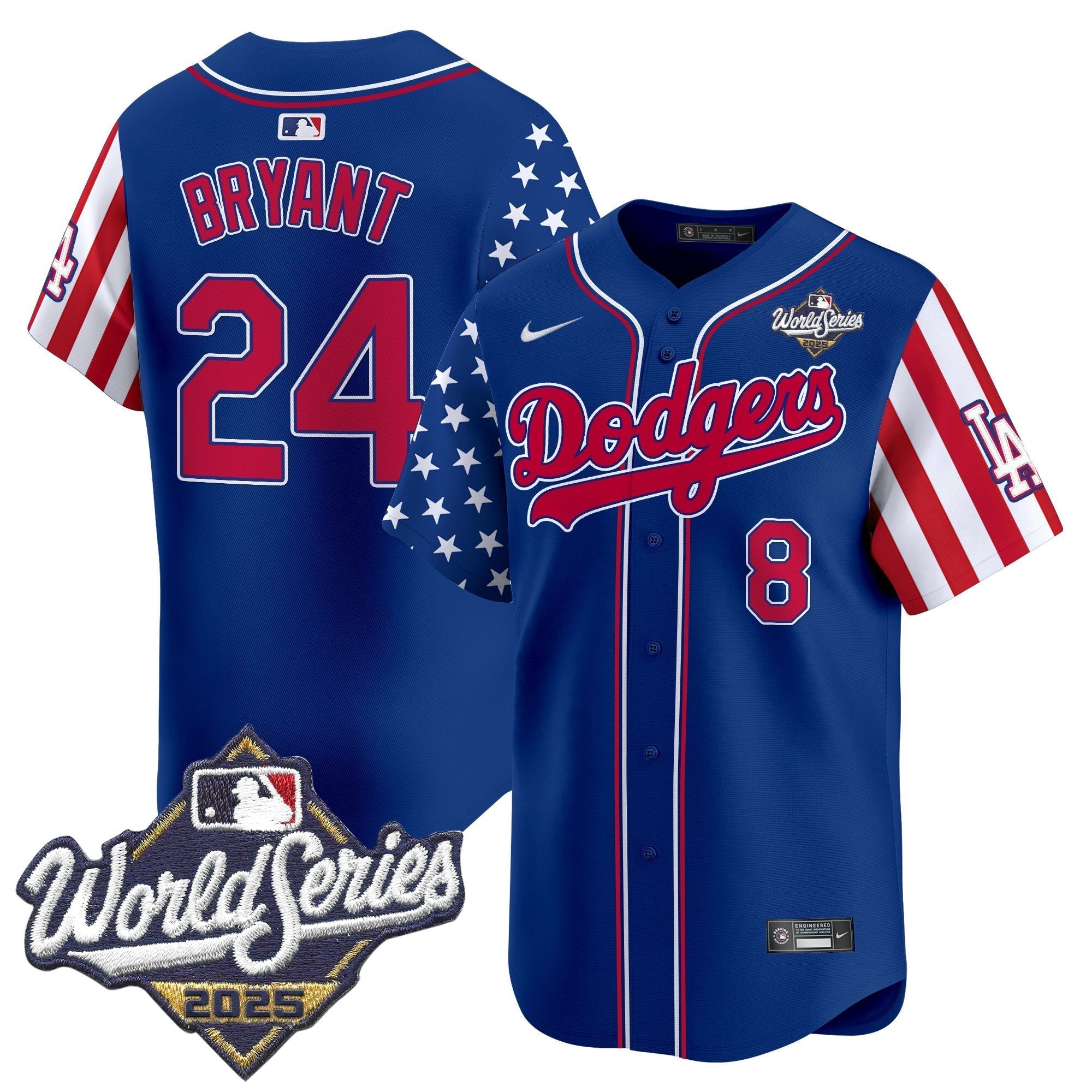 LAD 2025 World Series Vapor Premier Limited Jersey - American Style - All Stitched