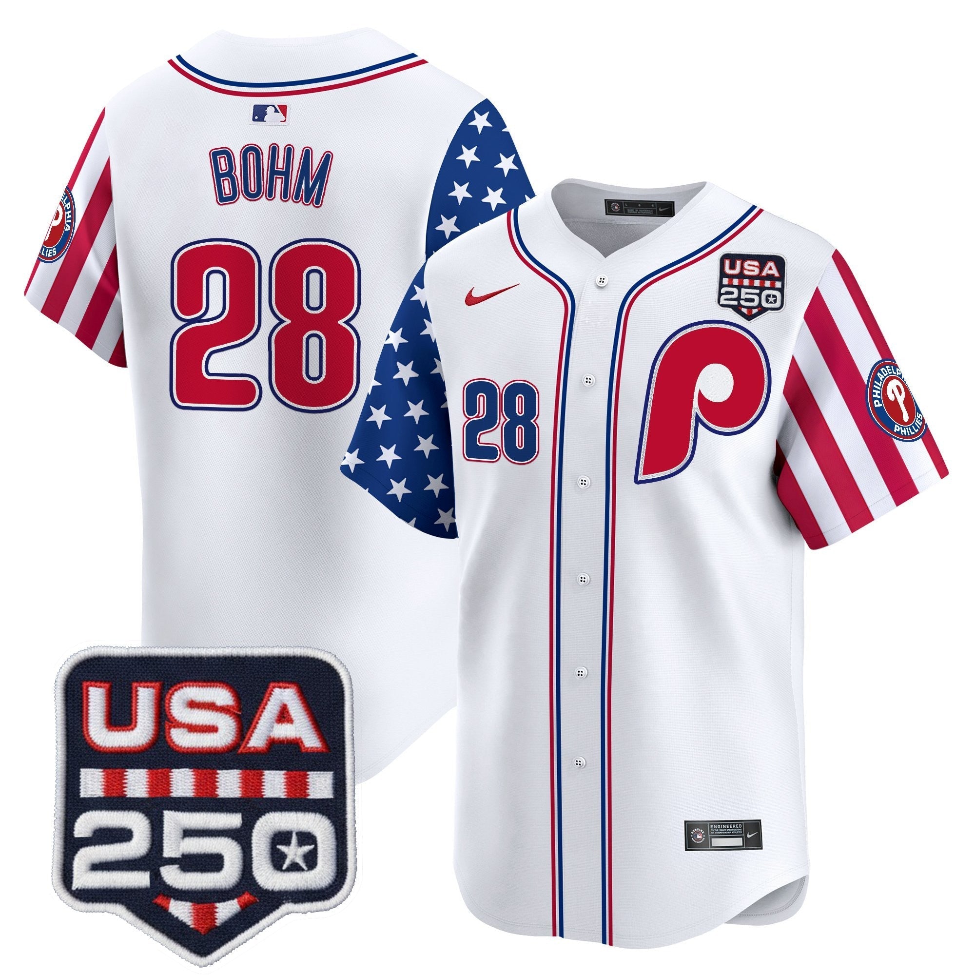 PHI America250 Edition Vapor Premier Limited Jersey - Stitched