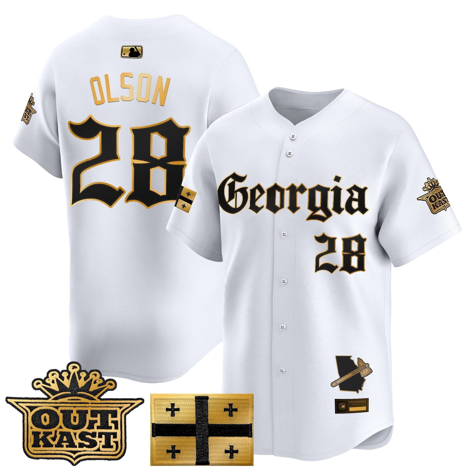 ATL 'Georgia x Outkast Gothic Edition' Vapor Premier Limited Jersey - Stitched