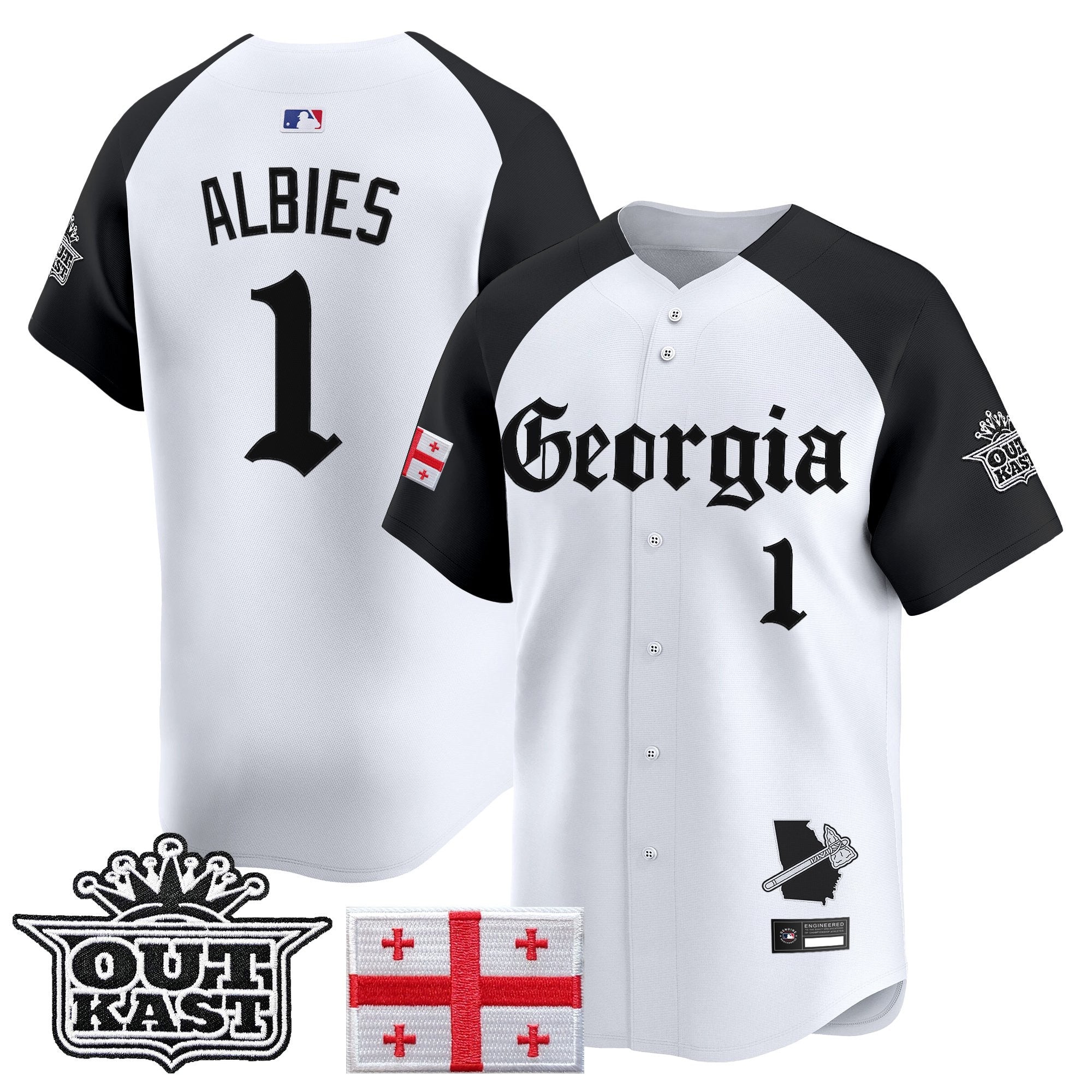 ATL 'Georgia x Outkast Gothic Edition' Vapor Premier Limited Jersey - Stitched