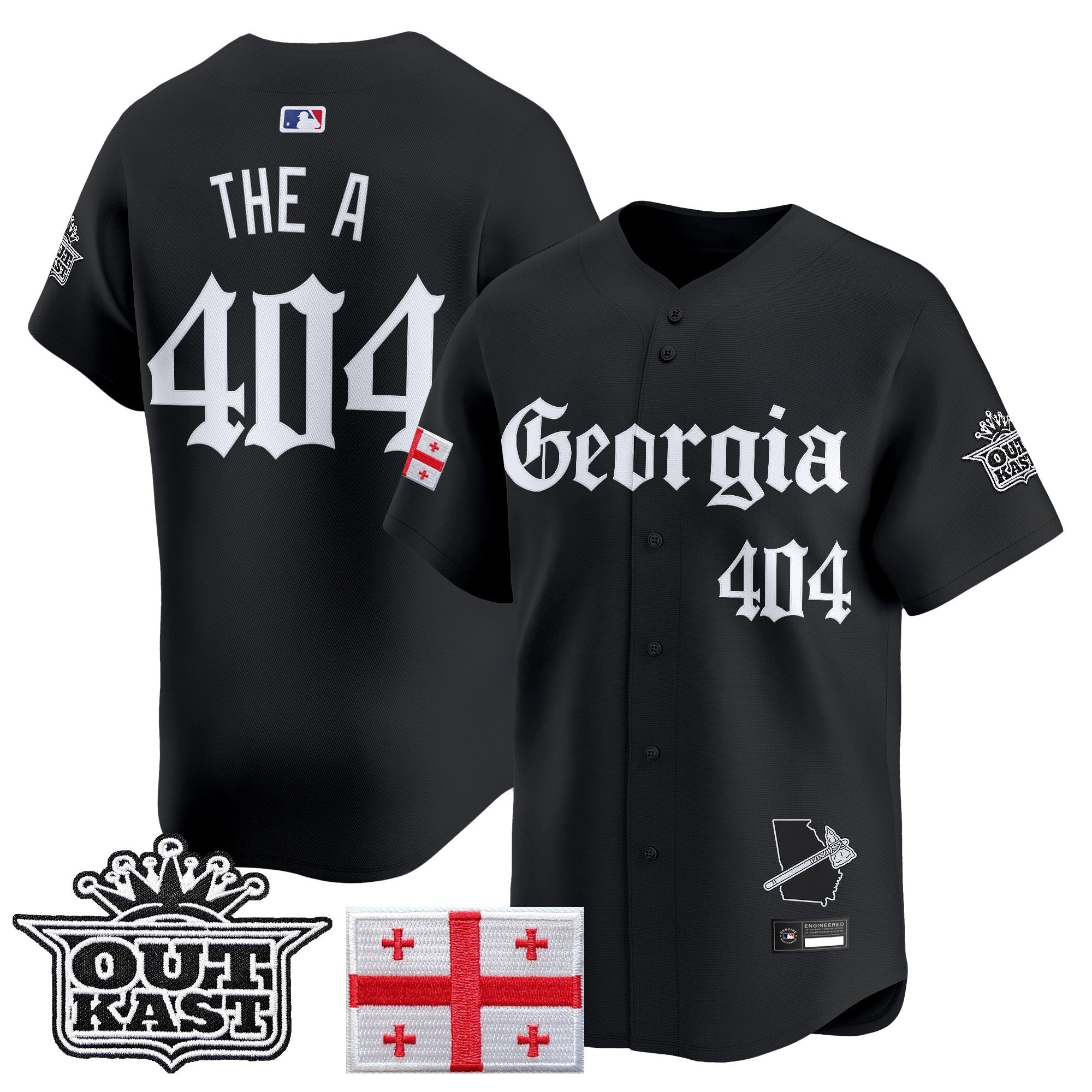ATL 'Georgia x Outkast Gothic Edition' Vapor Premier Limited Jersey - Stitched