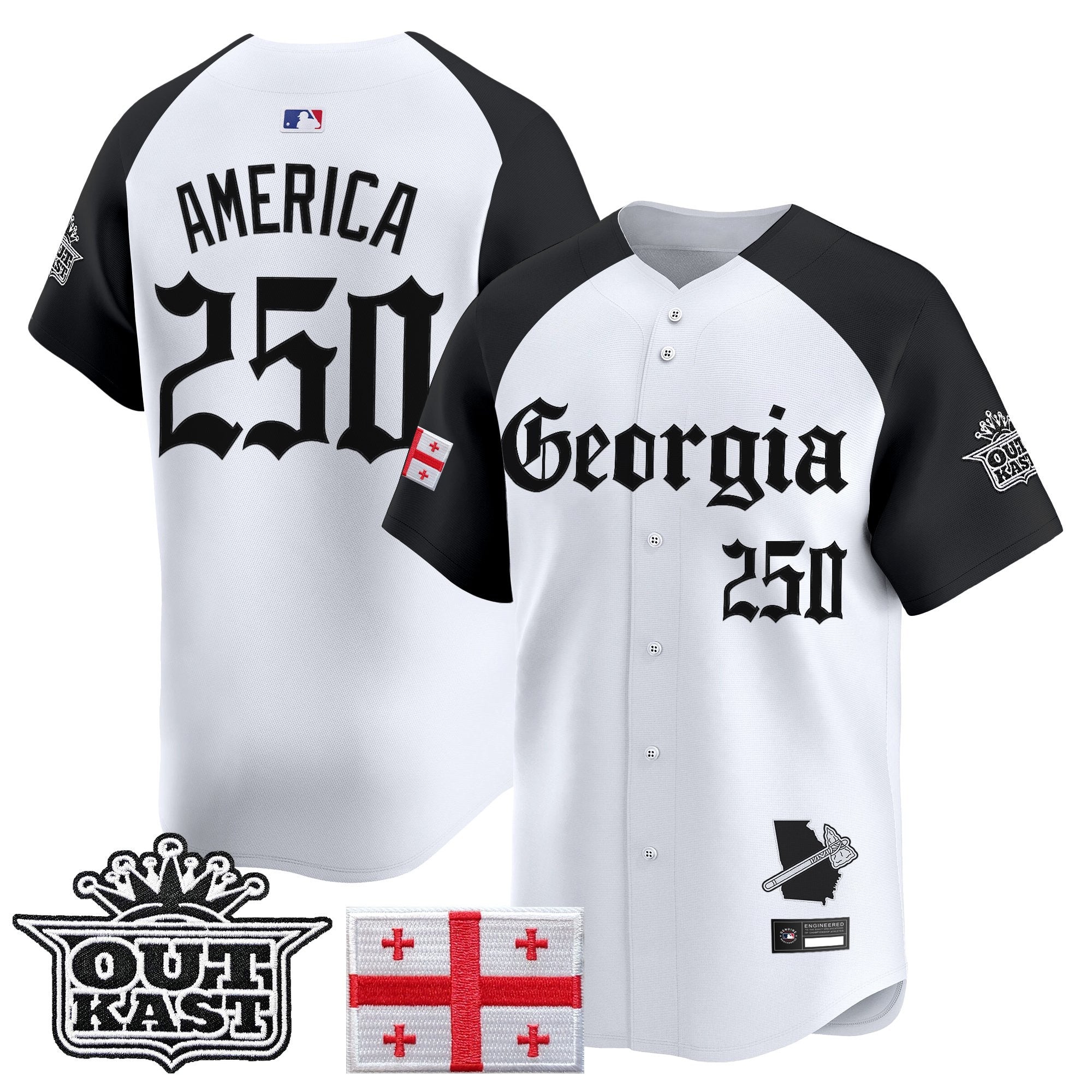 ATL 'Georgia x Outkast Gothic Edition' Vapor Premier Limited Jersey - Stitched