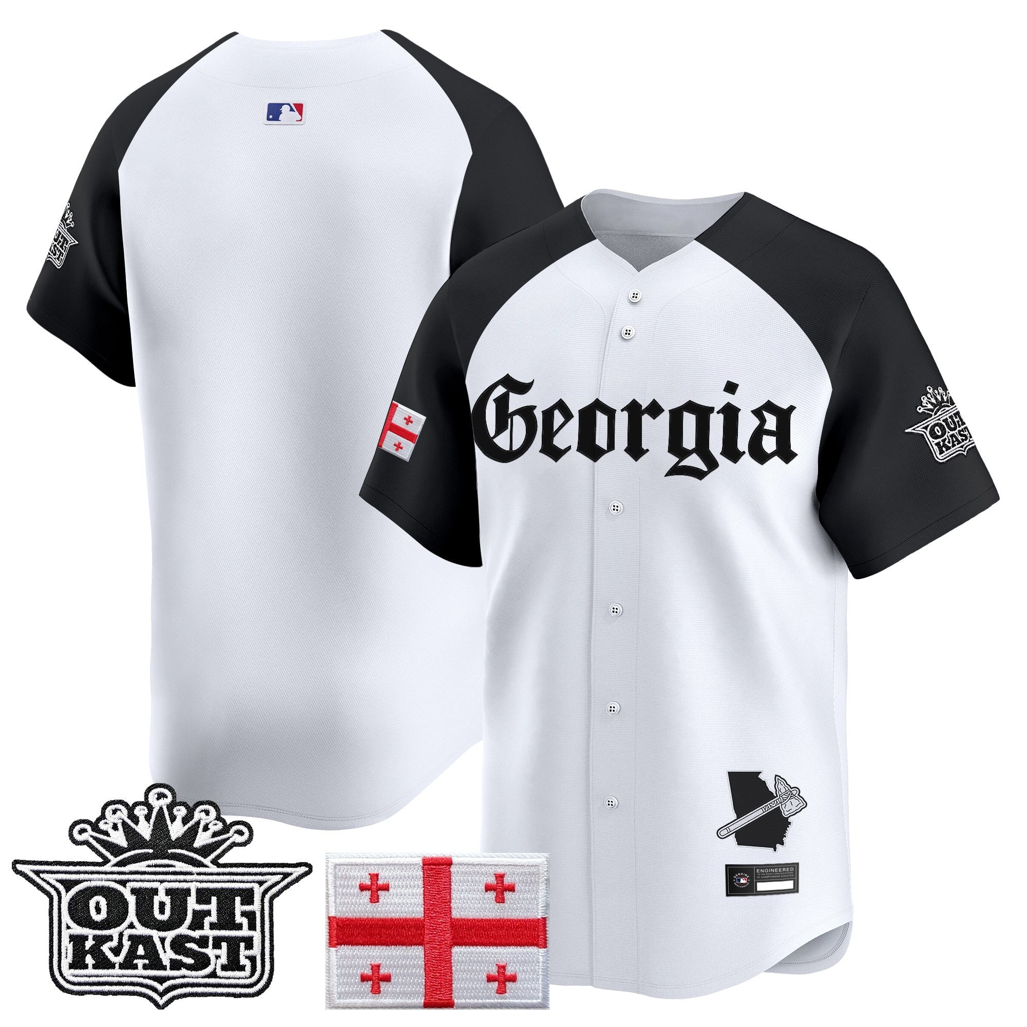 ATL 'Georgia x Outkast Gothic Edition' Vapor Premier Limited Jersey - Stitched