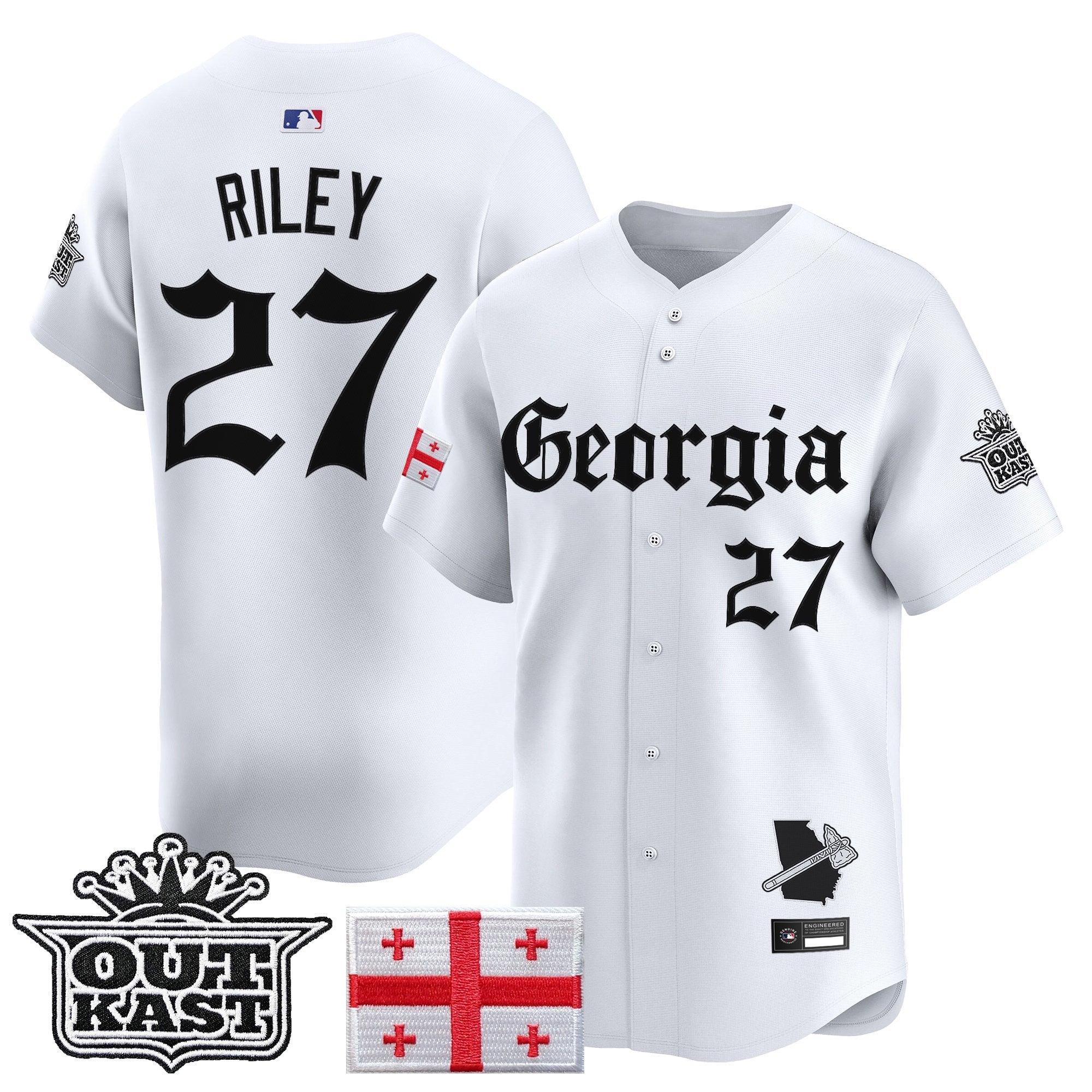 ATL 'Georgia x Outkast Gothic Edition' Vapor Premier Limited Jersey - Stitched