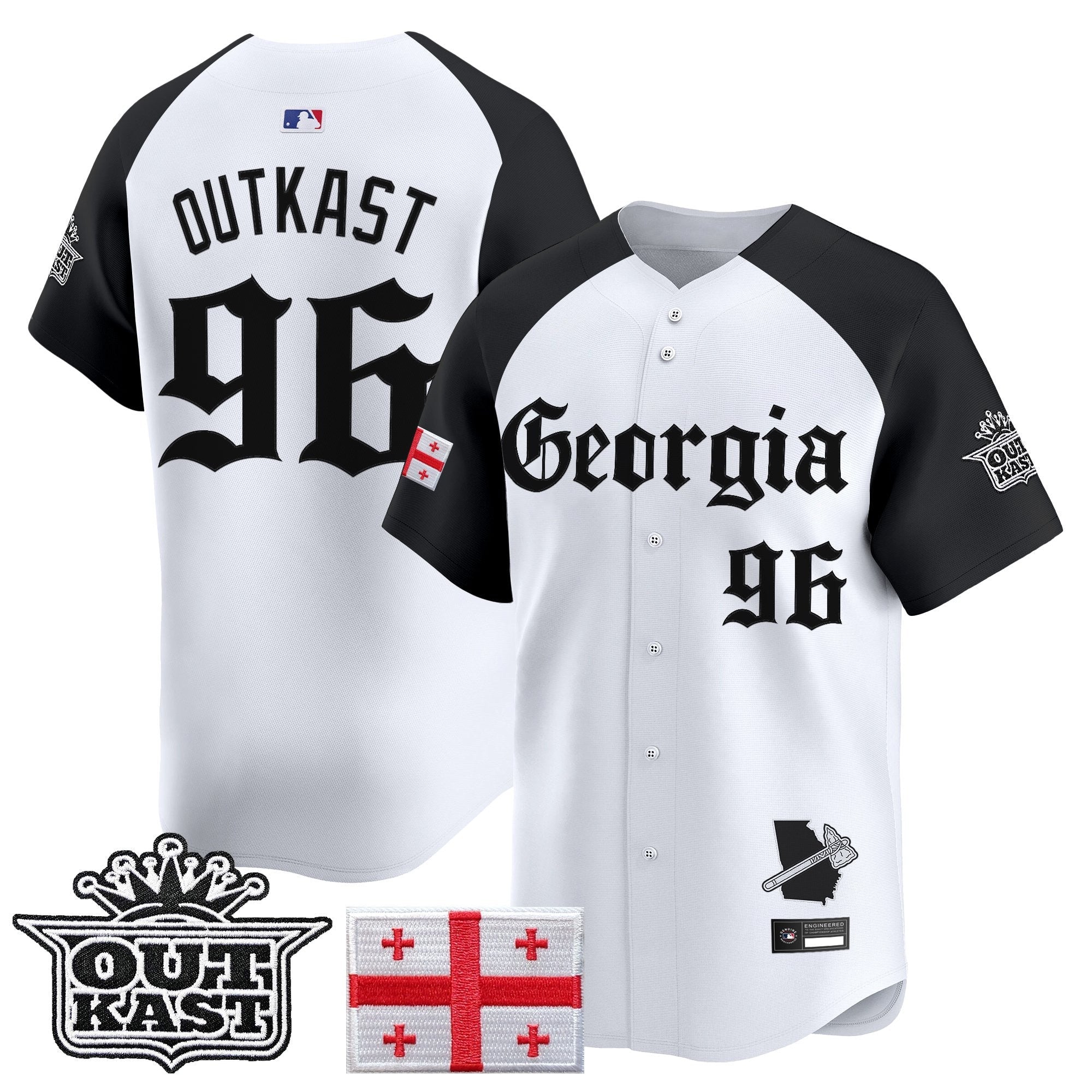 ATL 'Georgia x Outkast Gothic Edition' Vapor Premier Limited Jersey - Stitched