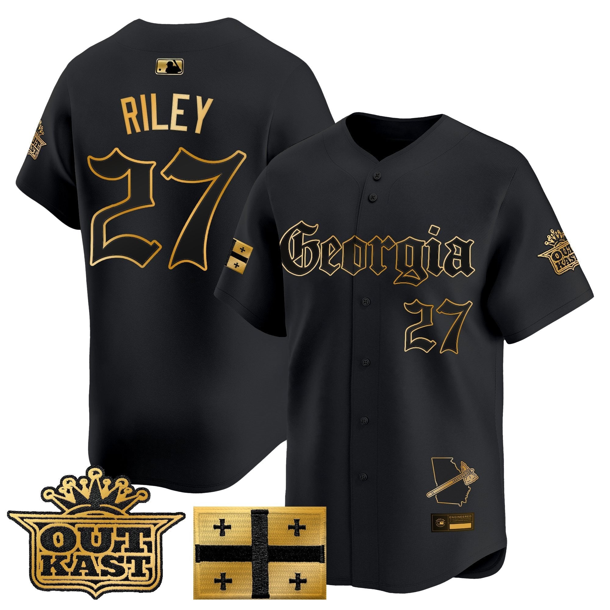 ATL 'Georgia x Outkast Gothic Edition' Vapor Premier Limited Jersey - Stitched
