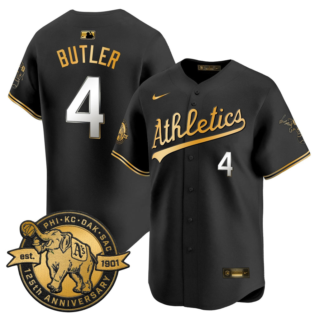 OAK 125th Anniversary Patch Vapor Premier Limited Jersey - Stitched