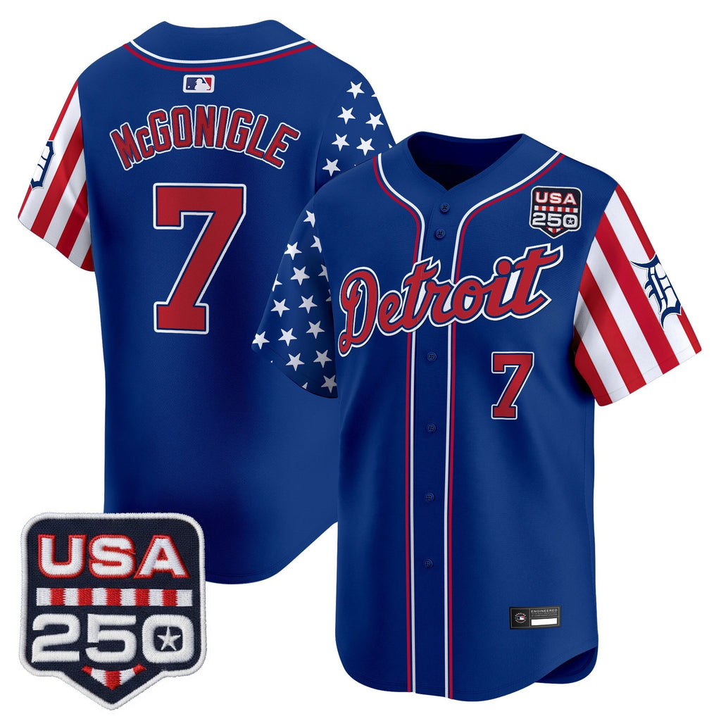 DET "America250 Edition" Vapor Premier Limited Jersey - Stitched