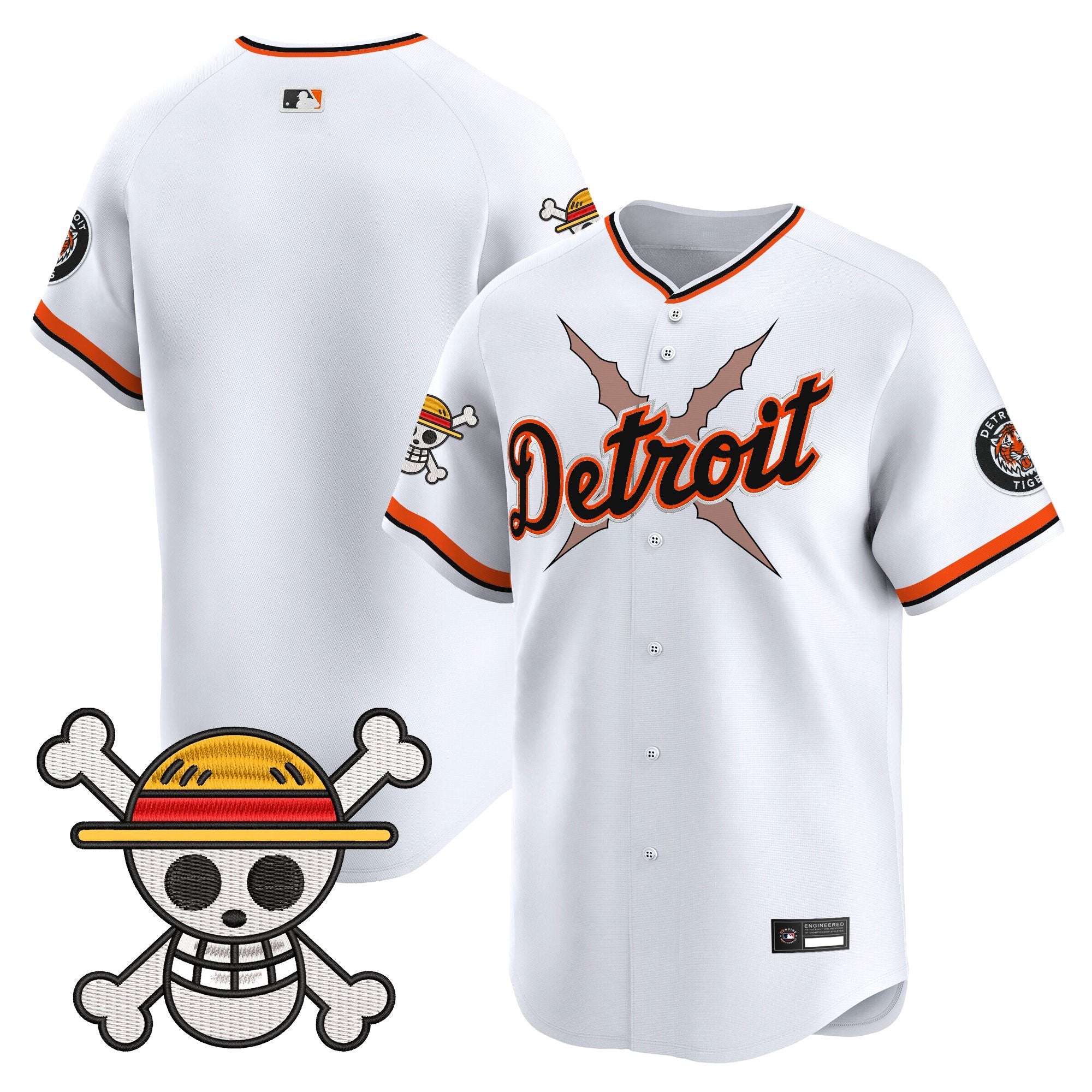 DET x  OP Vapor Premier Limited Jersey - Stitched