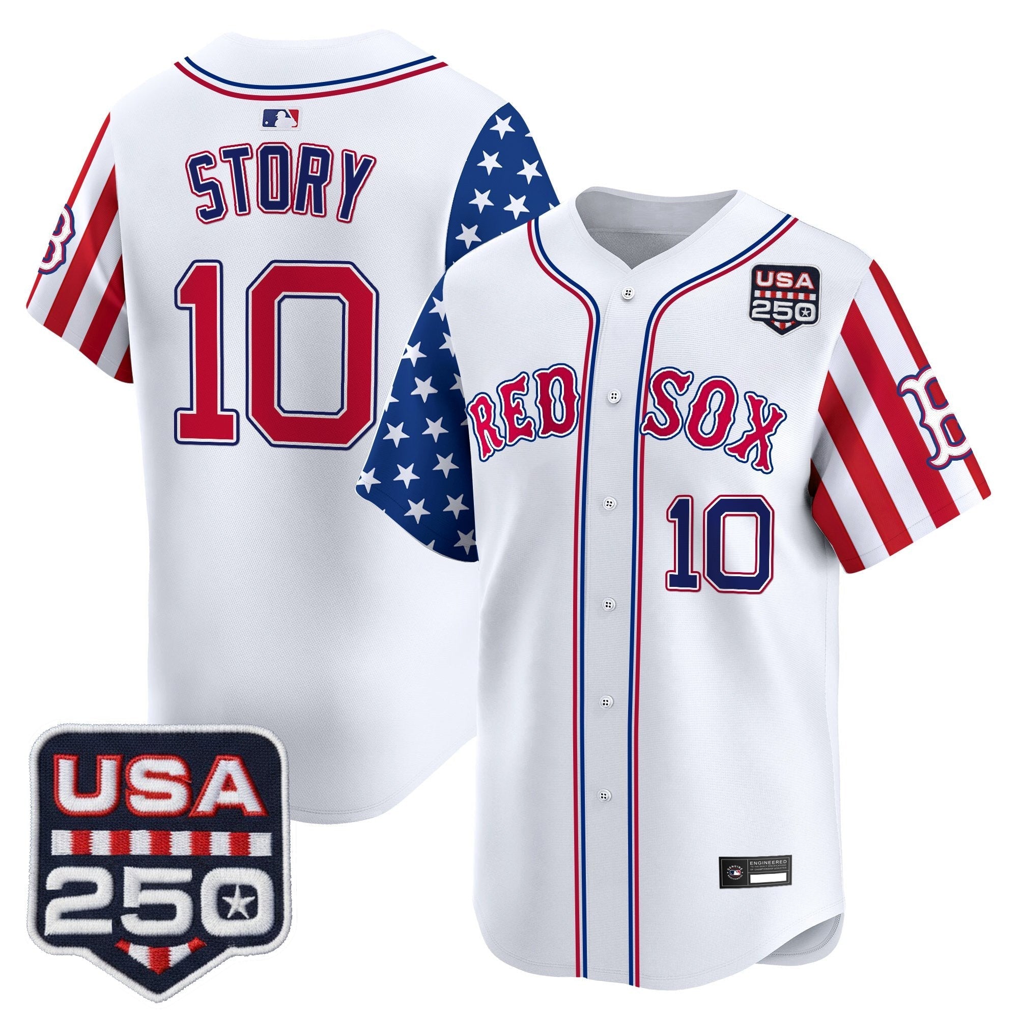 BOS "America 250 Edition" Vapor Premier Limited Jersey - Stitched
