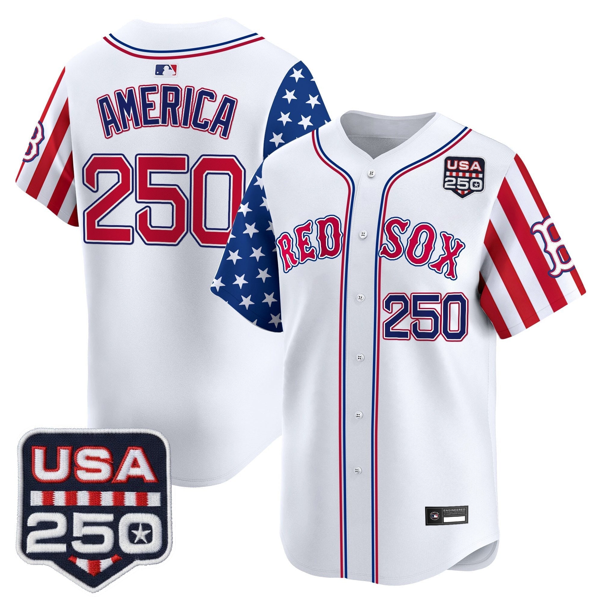 BOS "America 250 Edition" Vapor Premier Limited Jersey - Stitched
