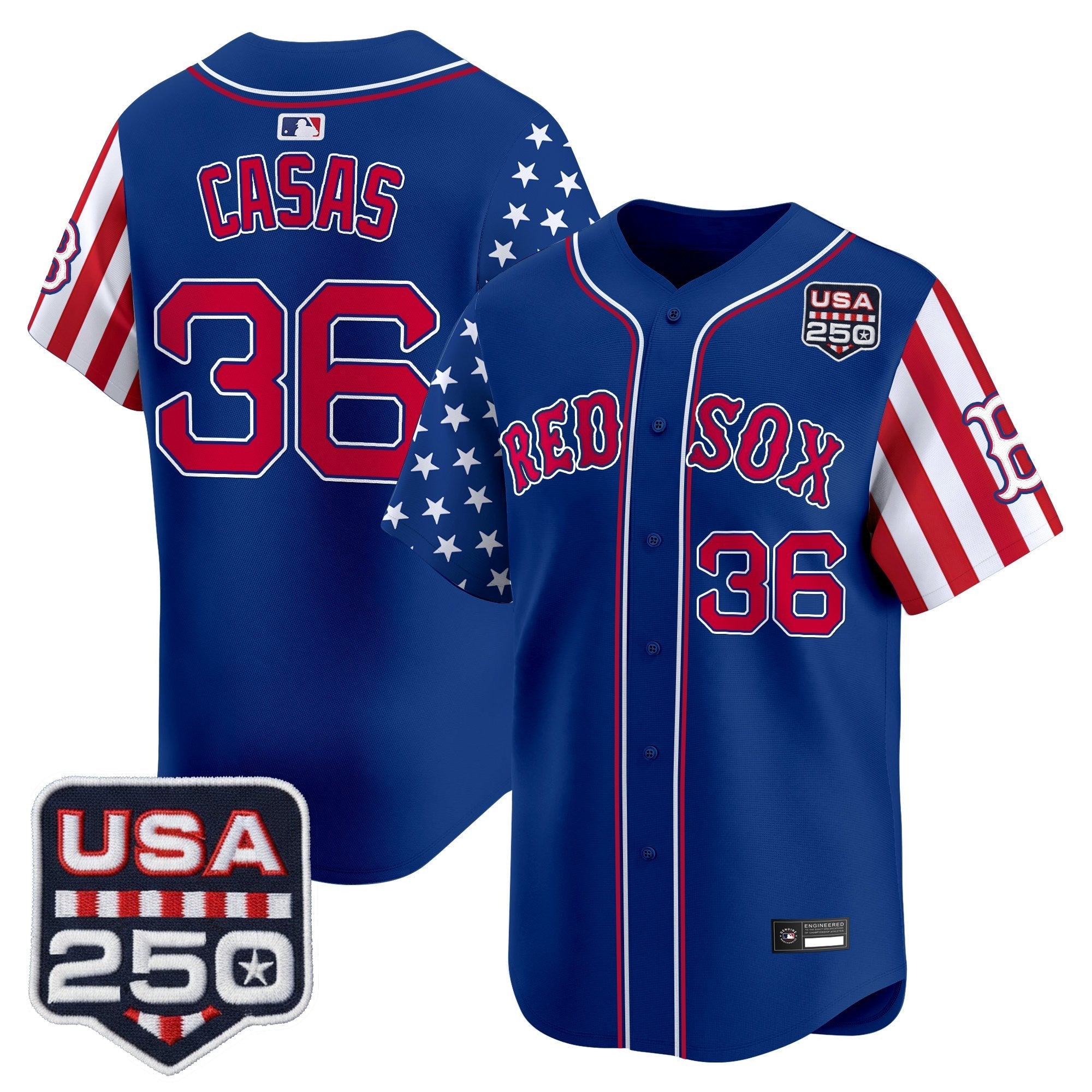 BOS "America 250 Edition" Vapor Premier Limited Jersey - Stitched