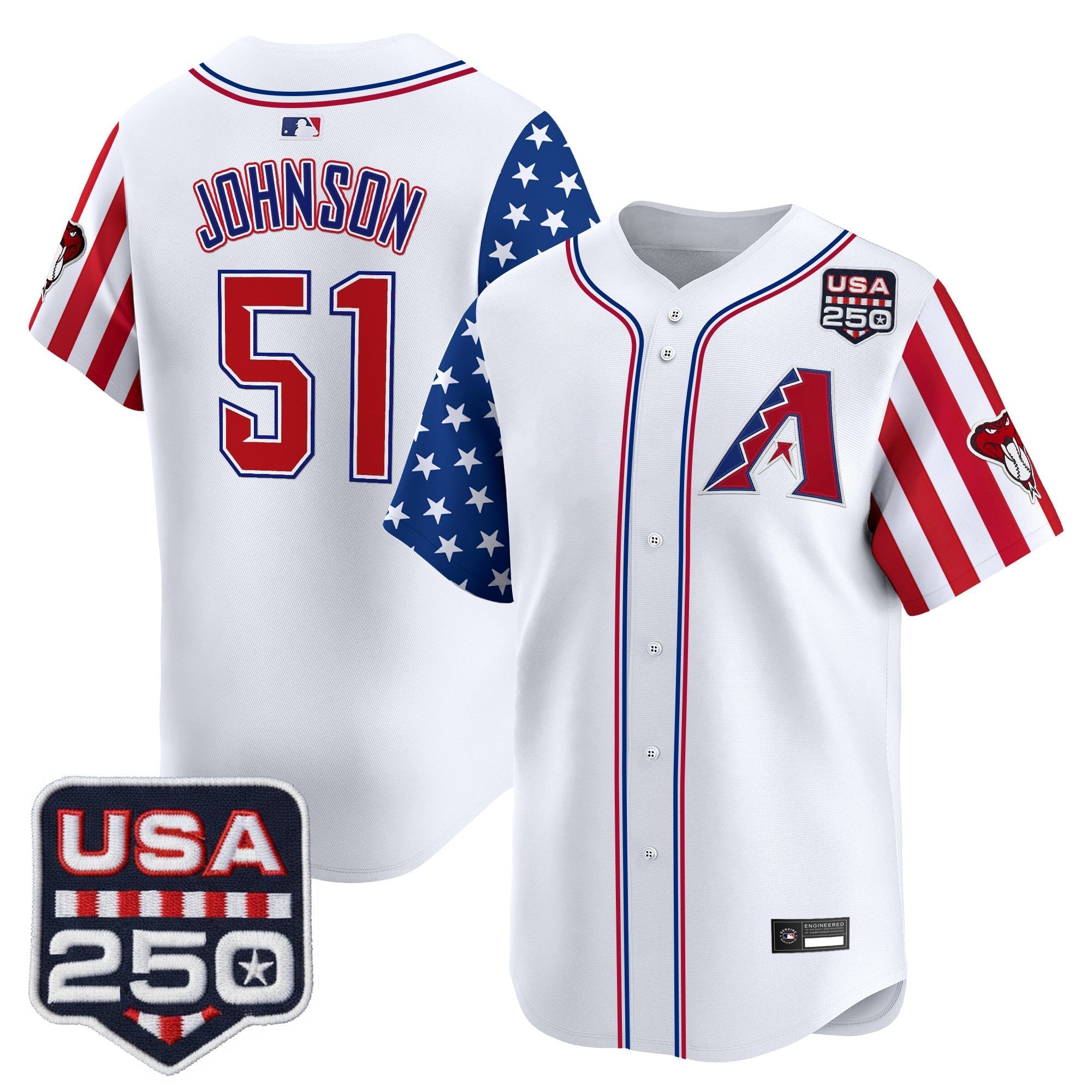 ARI "America 250 Edition" Vapor Premier Limited Jersey - Stitched