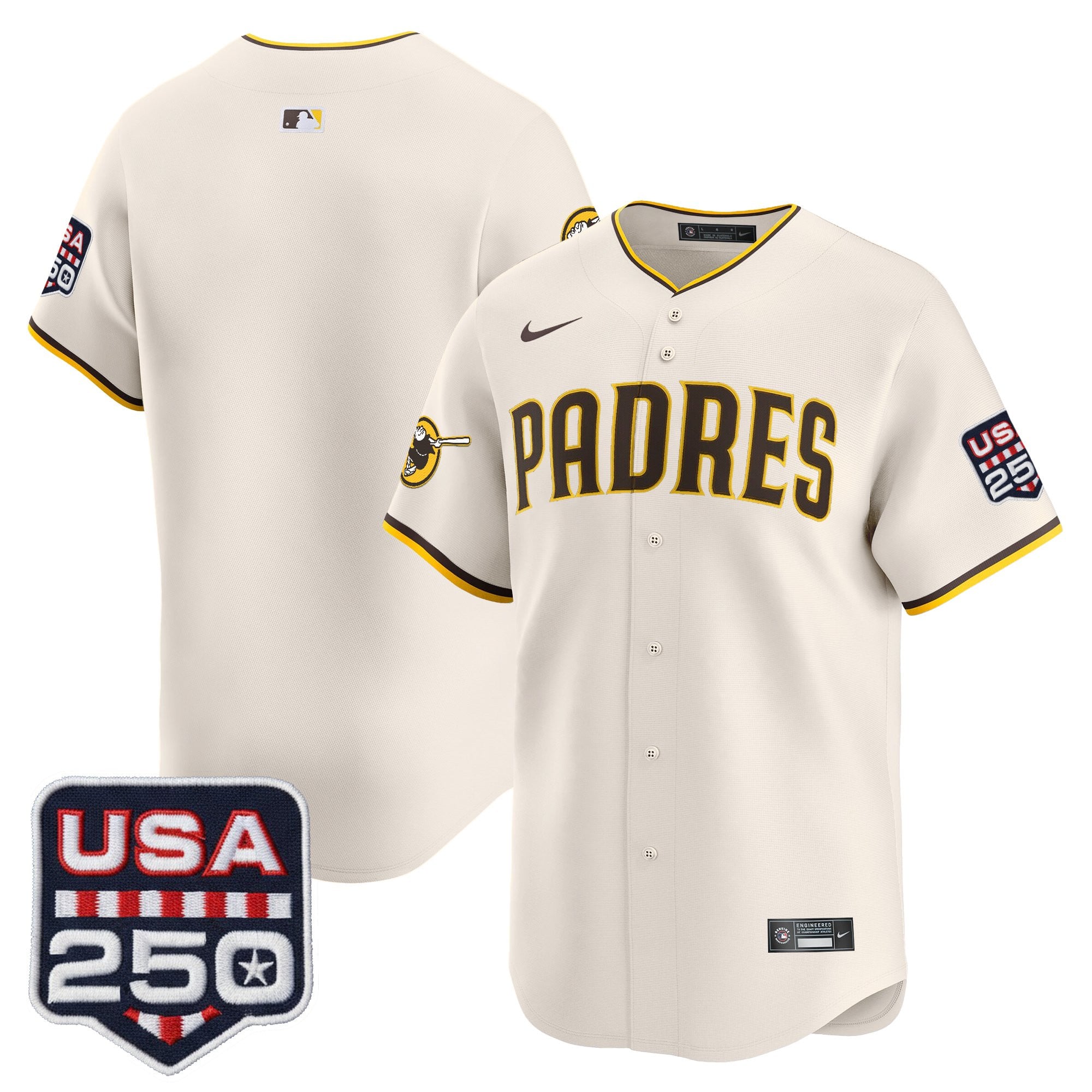 SD USA 250 Fourth of July Vapor Premier Limited Jersey - Stitched