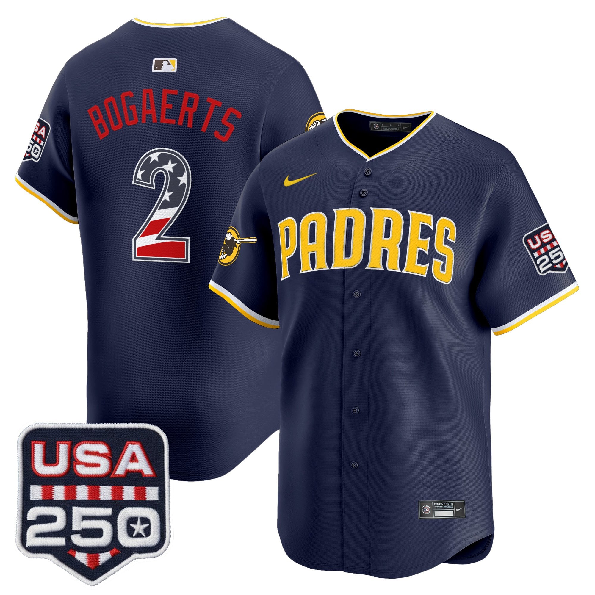 SD USA 250 Fourth of July Vapor Premier Limited Jersey - Stitched
