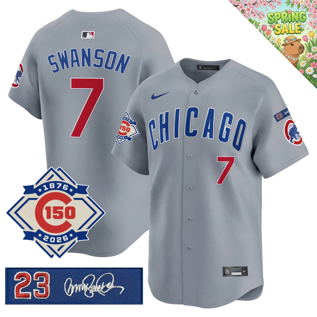 CHC 150th Anniversary & 'Ryne Sandberg Tribute' Limited Gold Jersey - Stitched