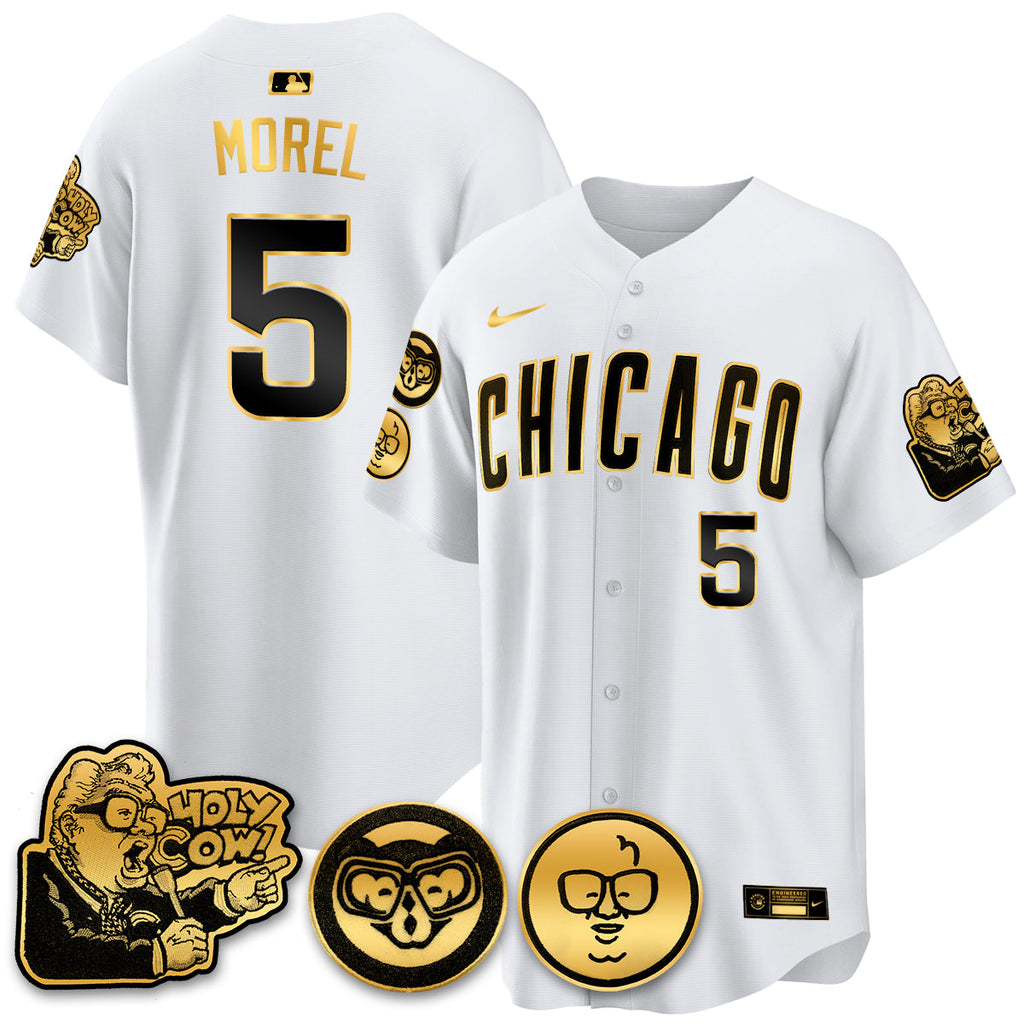 CHC Limited Jersey - Harry Caray "Holy Cow" Patch - All Stitched