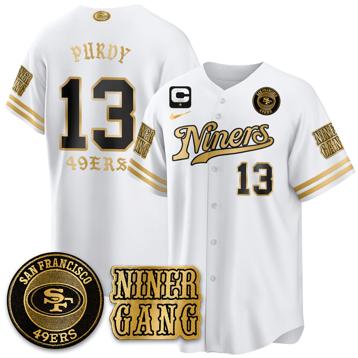 SF Born x Raised Baseball Jersey - Stitched