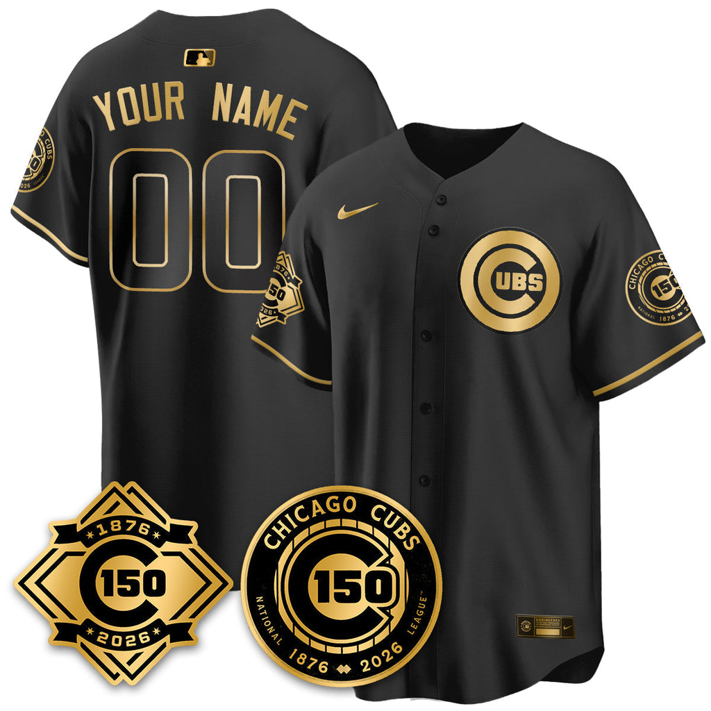 CHC Vapor Limited Black Gold Jersey - 150th Anniversary - Stitched