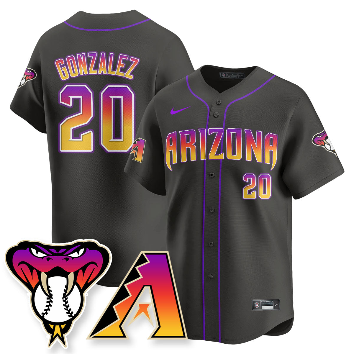 ARI 2025 City Connect Concept Jersey - All Stitched