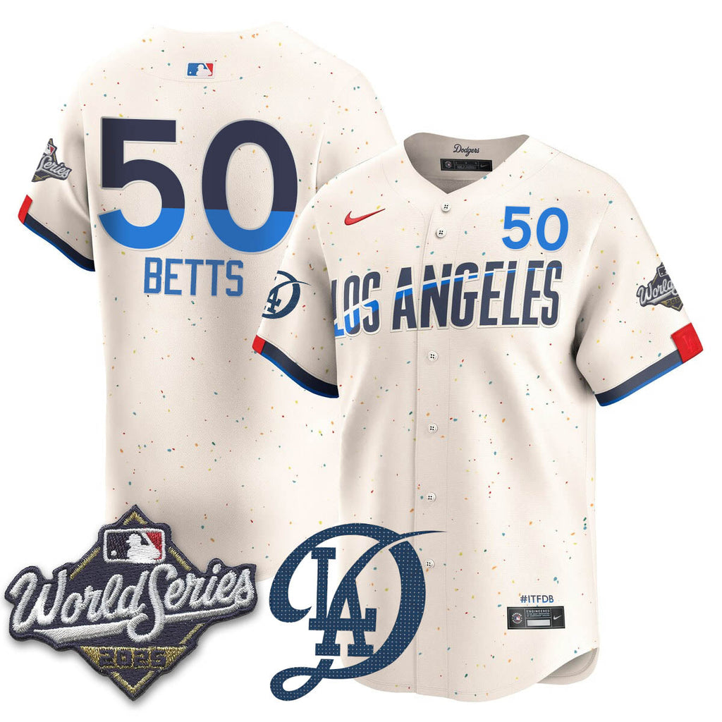 LAD 2025 World Series Men Jersey - All Stitched