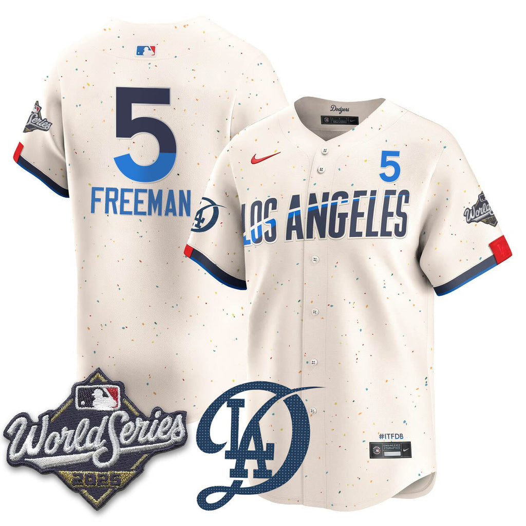 LAD 2025 World Series Men Jersey - All Stitched