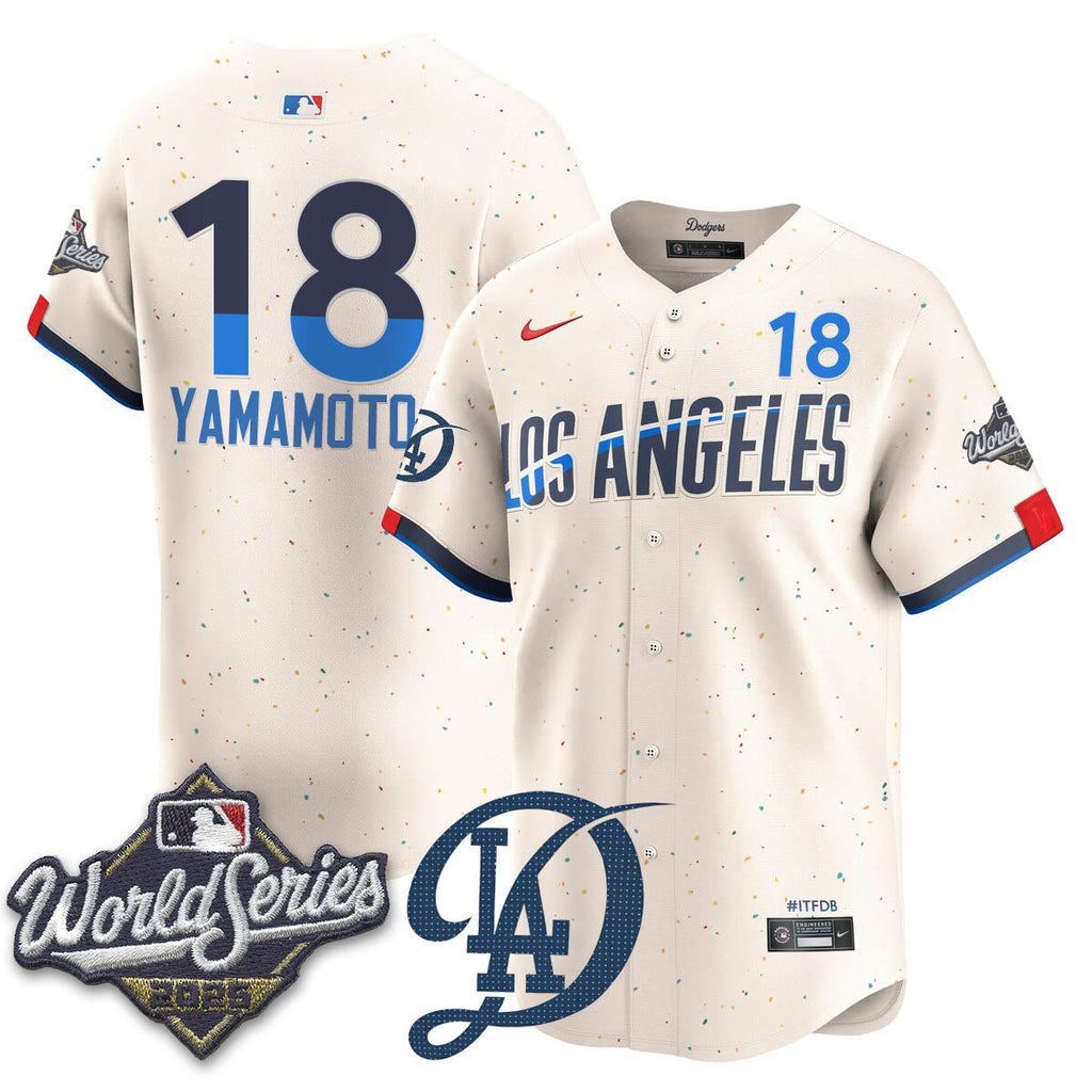 LAD 2025 World Series Men Jersey - All Stitched