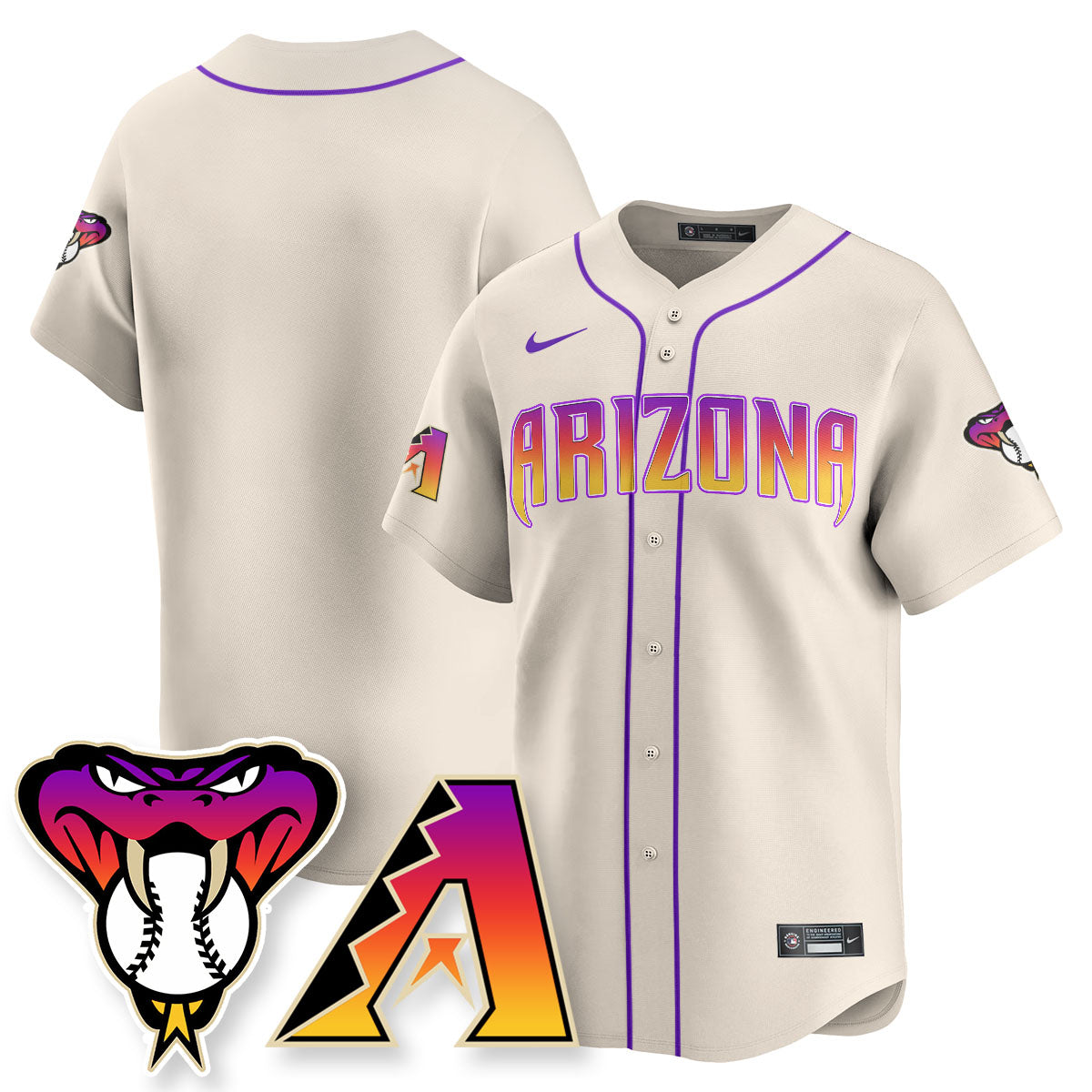 ARI 2025 City Connect Concept Jersey - All Stitched