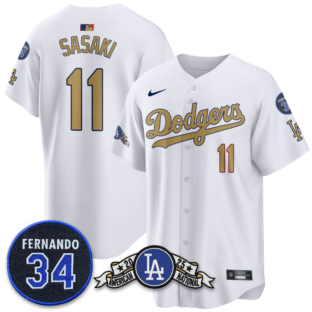 LAD 2025 National League Champions Men Jersey - All Stitched