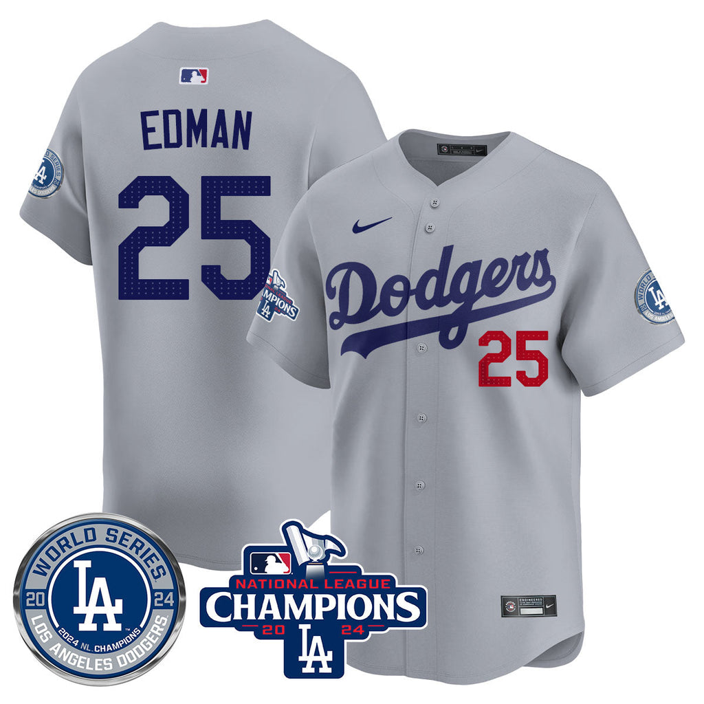 LAD World Series NL Champions Jersey - Stitched
