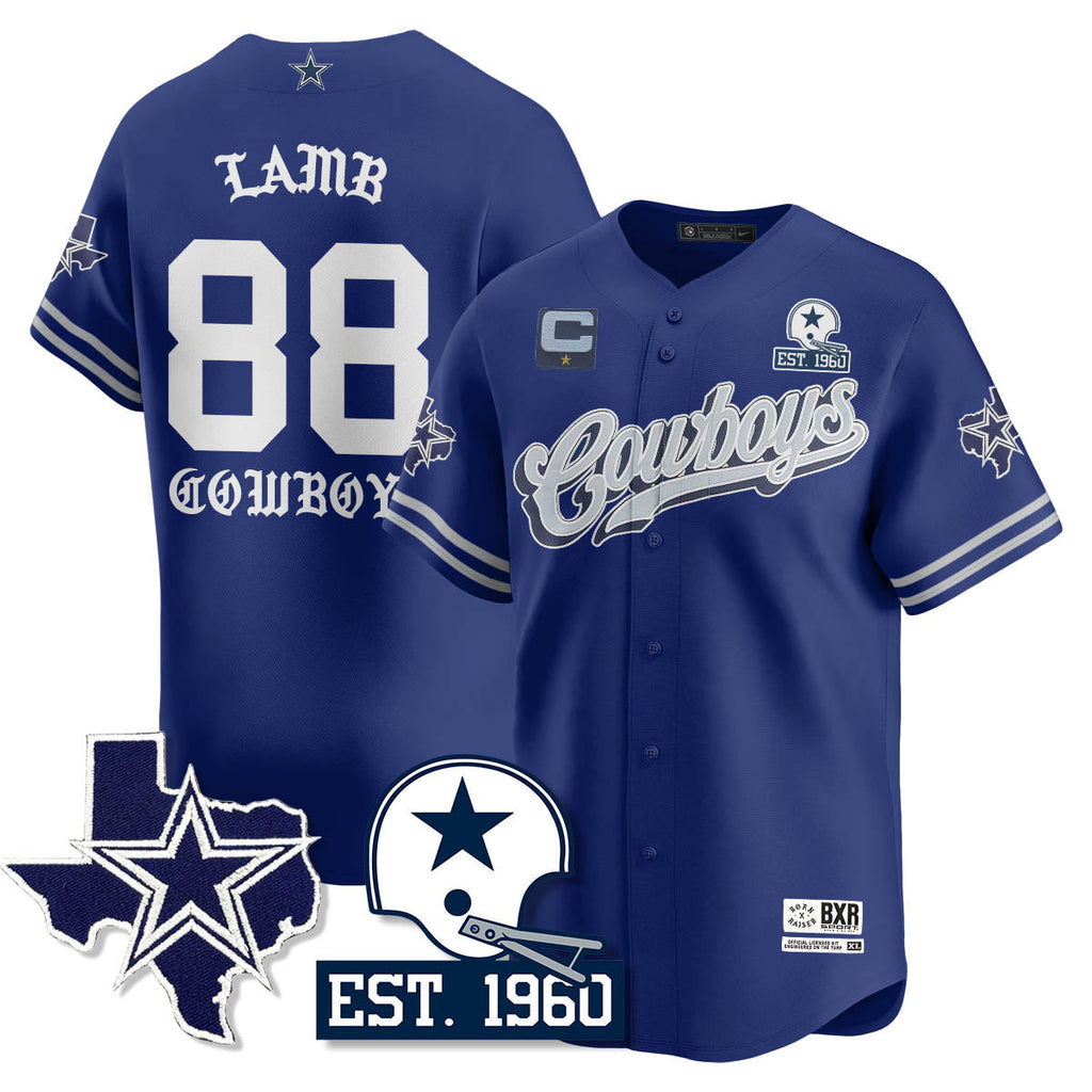 DAL Born x Raised Baseball Jersey - Stitched