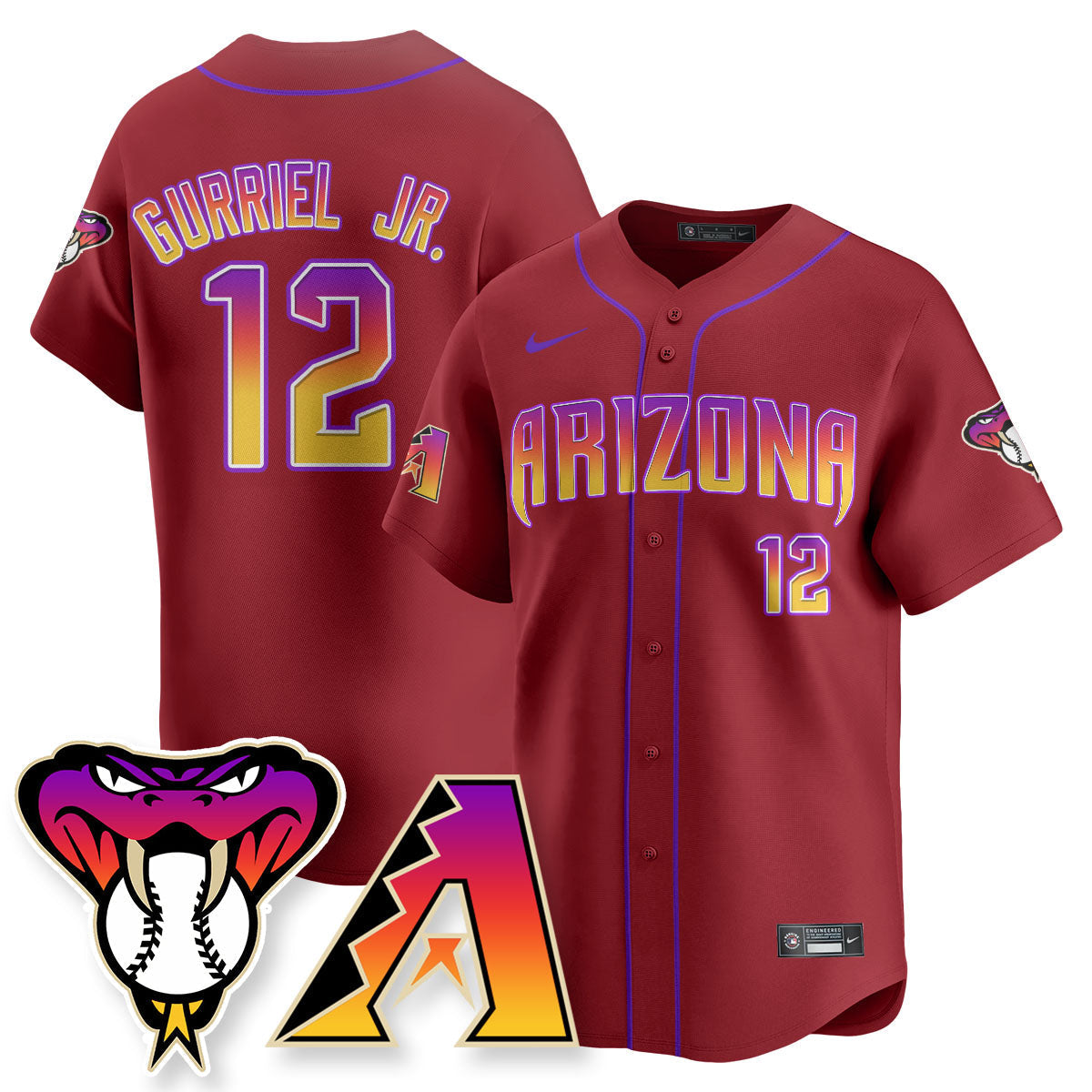 ARI 2025 City Connect Concept Jersey - All Stitched