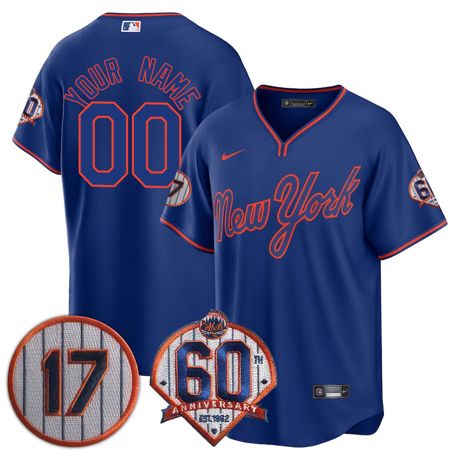 NYM Limited Custom Jersey -  Amazing Patch - Stitched