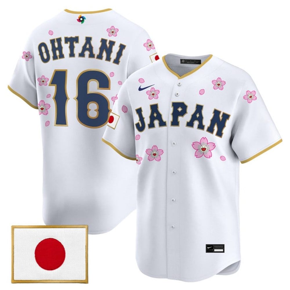 Team Japan World Baseball Classic X Takashi Murakami Vapor Premier Stitched Jersey