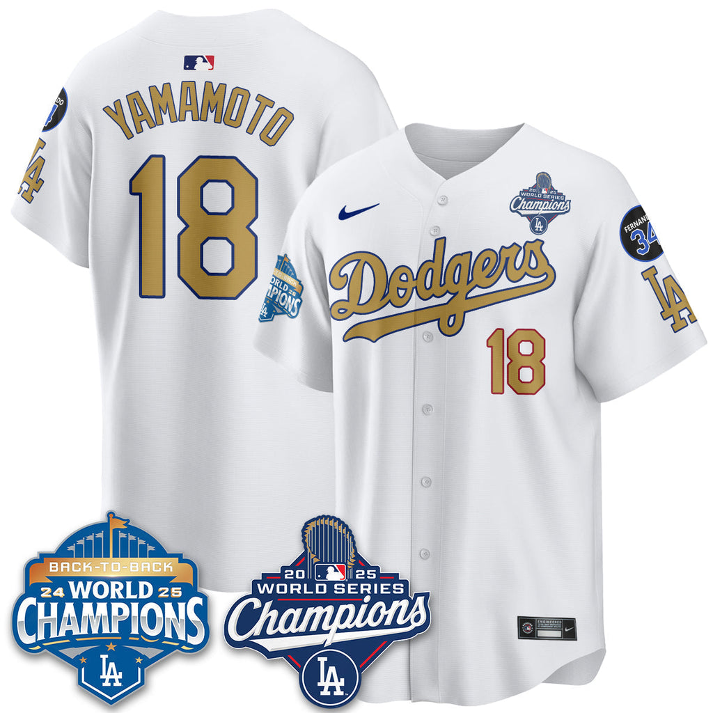 LAD 2025 World Series Champions Jersey - Stitched N2