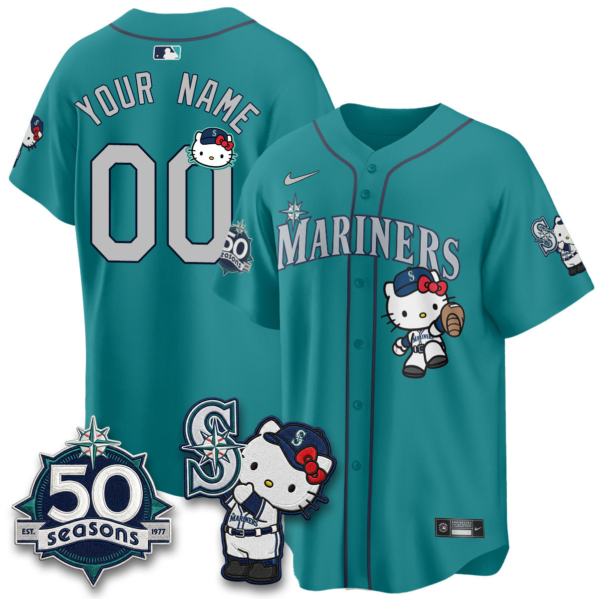 SEA x Meow KT Night Limited Custom Jersey - Stitched V2