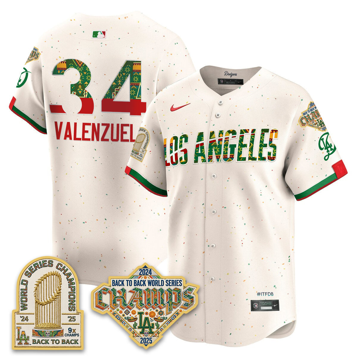LAD x Mexican Heritage 2026 Limited Vapor Jersey - Stitched